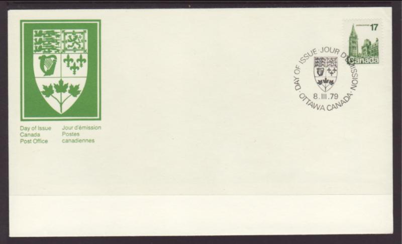 Canada Parliment 1979 Canada Post U/A FDC BIN