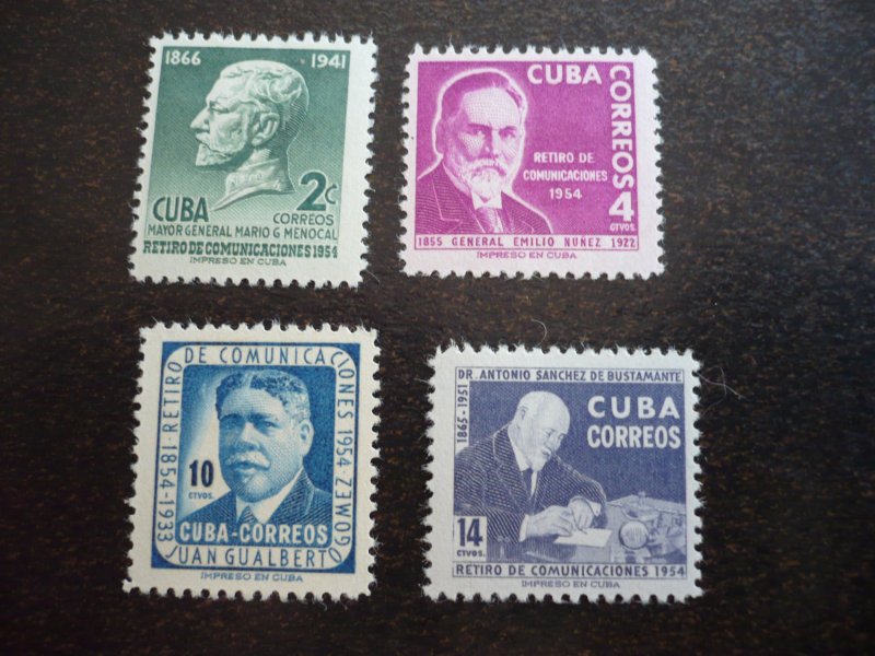 Stamps - Cuba - Scott#543-546,C114-C116,E20 - Mint Hinged Set of 8 Stamps