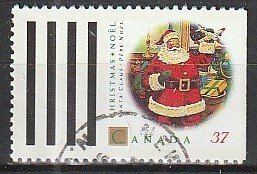 1992 Canada - Sc 1455 - used VF -1 single - Christmas - Santa Claus