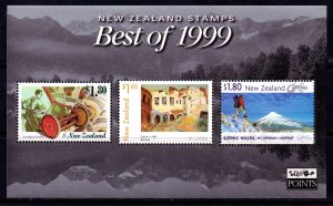 New Zealand 2000 Best of 1999 Mint MNH Miniature Sheet (3)