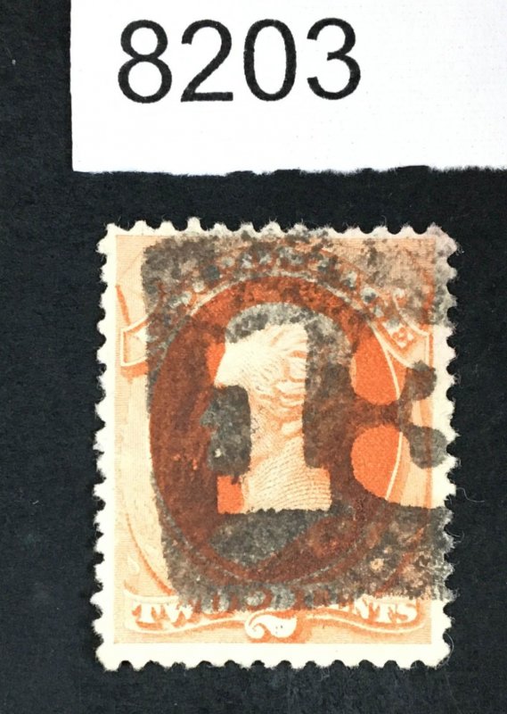 US STAMPS # 183 USED LOT #8203