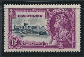 Basutoland SG 14 Mint Hinged Silver Jubilee