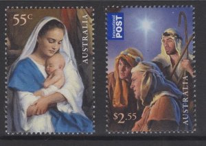 AUSTRALIA SG4085/6 2013 CHRISTMAS MNH