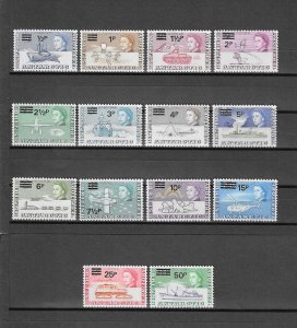 BRITISH ANTARCTIC TERRITORY 1971 SG 24/37 MNH £95