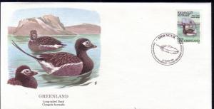 Greenland FDC SC# 178 Long Tailed Duck L36 