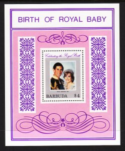 Barbuda 535 Royal Baby Souvenir Sheet MNH VF