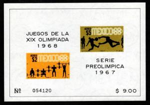 Mexico # C331a Mint S/S Olympics!