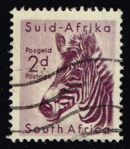 South Africa #203 Zebra; Used (0.25)