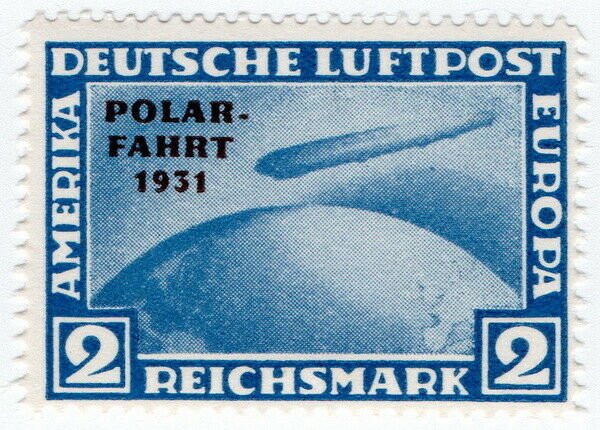 (I.B) Germany Postal : Air Mail 2RM Polar OP (reprint)