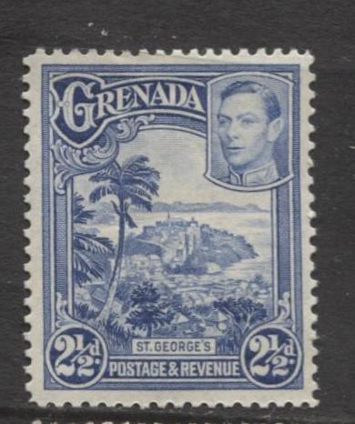 Grenada -Scott 136 - KGVI- Definitive Issue -1938 - MLH - Single 2.1/2p Stamp