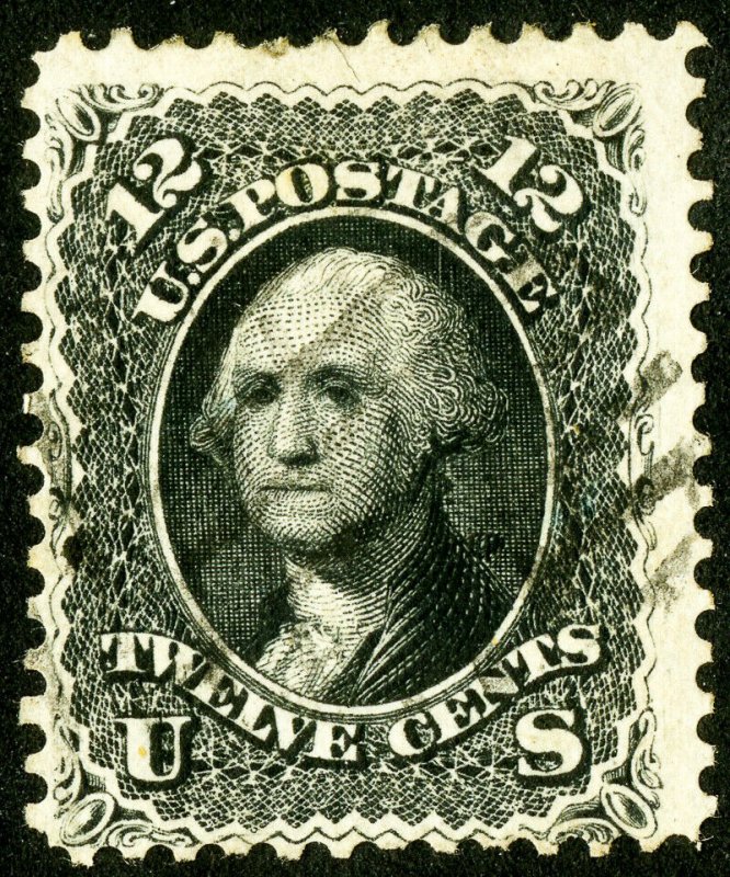 US Stamps # 69 Used VF light cancel deep color Scott Value $95.00