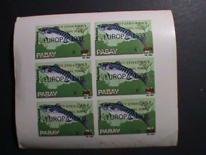 PABAY 1969 -EUROPA- EMERGENCY STRIKE POST-INTERNATIONAL MAIL-RARE-IMPERF- MNH