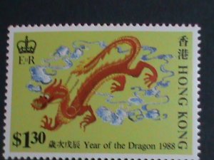 ​HONG KONG- STAMP-1988-SC#515-8 YEAR OF THE LOVELY DRAGON MNH SET VERY FINE