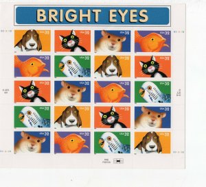 Scott #3234a Bright Eyes Sheet of 20 Stamps - MNH