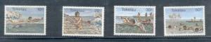 Tokelau Sc 73-6 1980 Water Sports stamp set mint NH