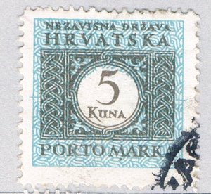 Croatia J15 Used Postage Due 5k 1 1943 (BP85811)