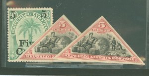 Liberia #50-3  Single (Complete Set)