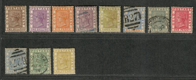 Gold Coast Sc#10-20 M+U/H/F-VF, Complete Set, Cv. $510.85