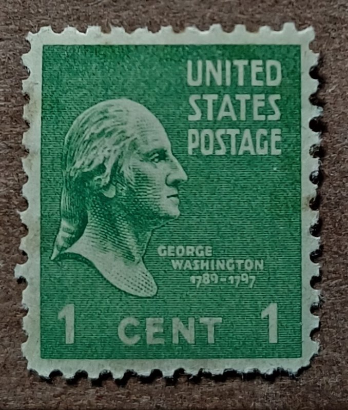 United States #804 1c George Washington MNH (1937)