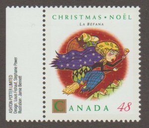 Canada 1453 Christmas 1992 - MNH