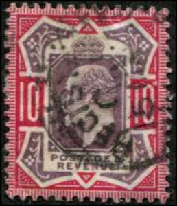 Great Britian SC# 137a SG# 254 Edward VII creased Used