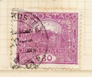 Czechoslovakia 1919-20 Early Issue Fine Used 80h. NW-184310