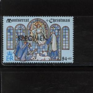 1992 Montserrat Christmas Specimen 820 MNH