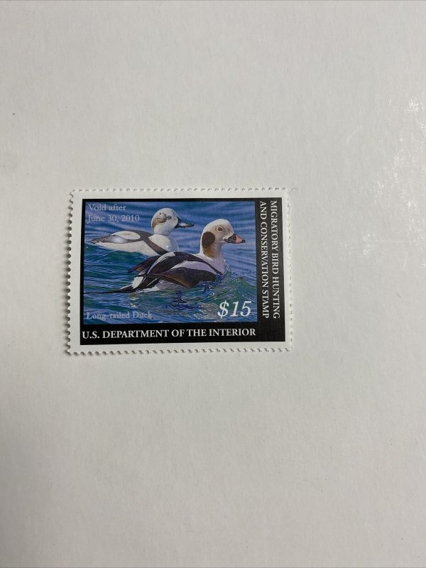 RW76 2009 Federal Duck Stamp Mint Never Hinged 