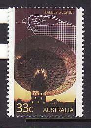 Australia-Sc#982- id12-unused NH set-Halley's Comet-1986-