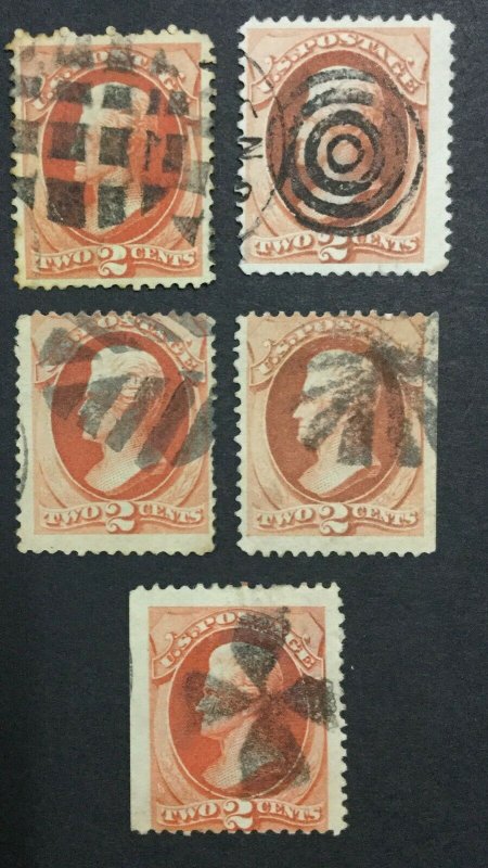 MOMEN: US STAMPS #183 USED LOT #32097