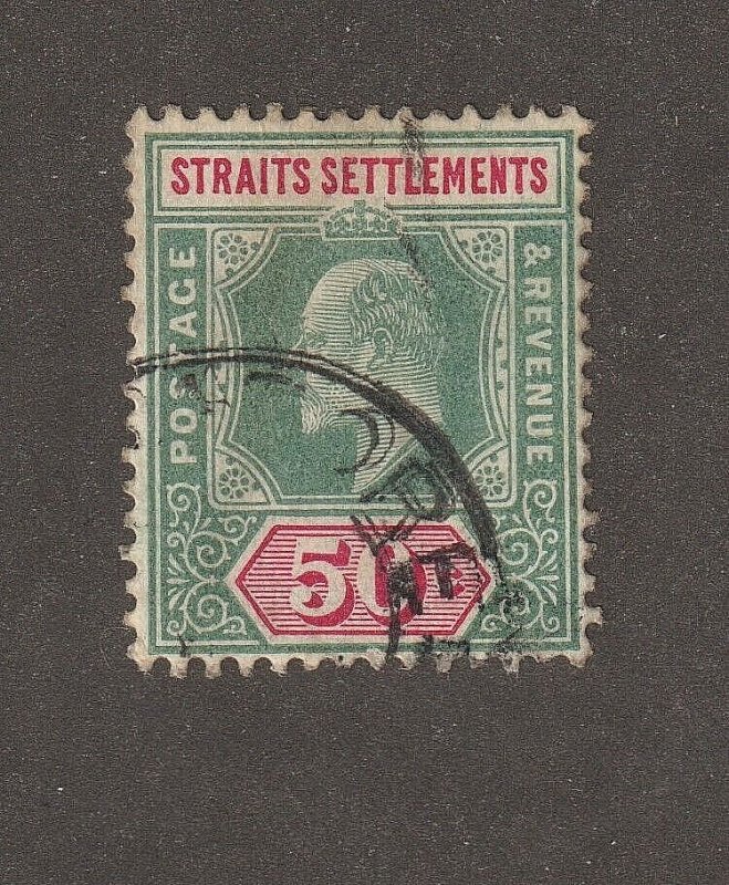EDSROOM-13775 Straights Settlements 121 Used 1910 Edward VII CV$22