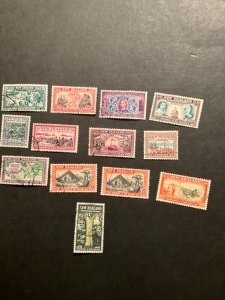 Stamps New Zealand Scott #229-41 used