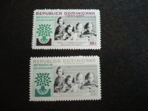 Stamps - Dominican Republic - Scott# C113-C114 - Mint Hinged Set of 2 Stamps