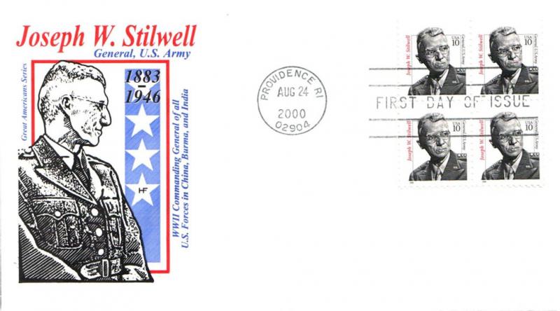 #3420 Joseph W. Stilwell Farnam FDC