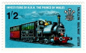 (I.B) Talyllyn Railway : Letter Stamp 1/2d