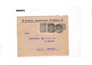 Germany INFLATION FRANKING 1923 *Freiburg* 3000m Rate Cover PTS UU243