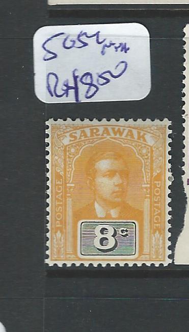 SARAWAK (P1401B) BROOKE 8C SG54    MNH