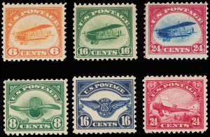 U.S. AIRMAIL C1-6  Mint (ID # 112982)