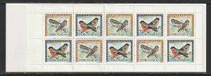 1997 Faroe Islands - Sc 314a - MNH VF - Complete Booklet - Birds