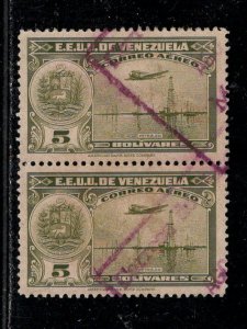 VENEZUELA SC#C254 PAIR FVF/U