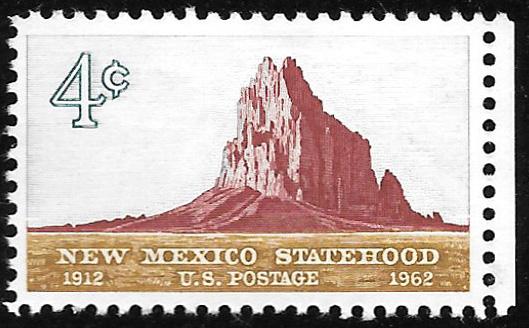 Scott 1191   4¢ New Mexico Statehood, Ship Rock MNH Single