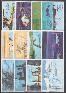 Z5057 JL stamp 1993 maldives islands nice set of 16 s/s mnh #1757-72 $105.00 scv