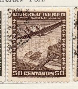 Chile 1934-36 Early Issue Fine Used 50c. 098005