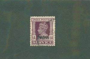 INDIA NABHA STATE 045 USED BIN $1.00