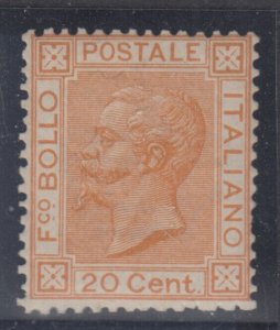 Italy Regno - Sassone n. 28 cv 14,000$ Signed E. Diena - super centered MH*