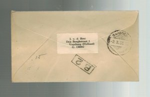 1936 Gravenhage Netherlands to USA Airmail Cover