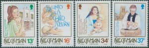 Isle of Man 1989 SG429-432 Christmas set MNH