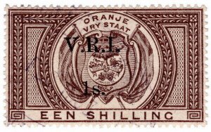 (I.B) Orange Free State Revenue : Duty Stamp 1/- (VRI)