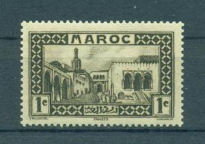 French Morocco sc# 124 (2) mh cat value $.25