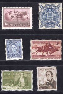 MOMEN: AUSTRALIA 1934-1965 GROUP MINT OG NH CAT. £250 LOT #66477